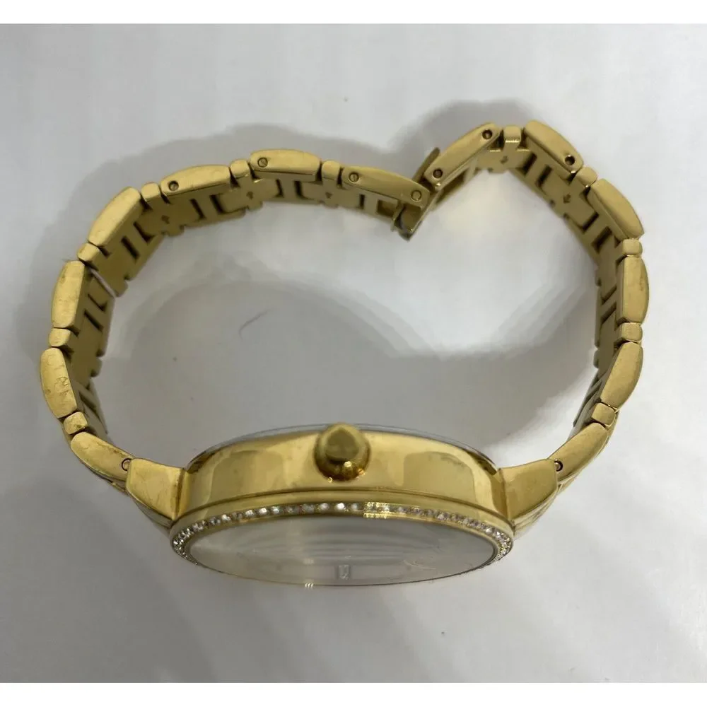 Kate Spade 0692 Womens Gold Stainless Steel Analog Dial Quartz Wrist Watch GE562